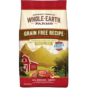 Whole Earth Farms Grain-Free Recipe Pork, Beef & Lamb 