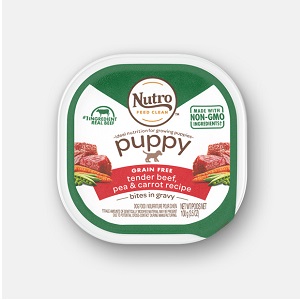 Nutro Puppy Tender Beef, Pea & Carrot Recipe Wet Dog Food
