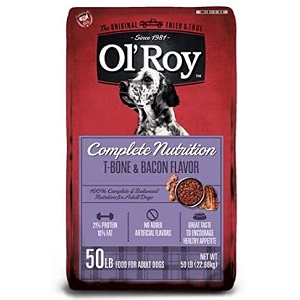 Ol' Roy Complete Nutrition T-Bone & Bacon Flavor Dog Food 