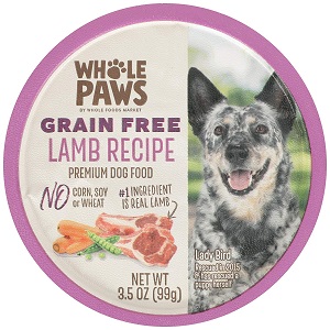 Whole Paws Grain Free Lamb Recipe Premium Wet Dog Food