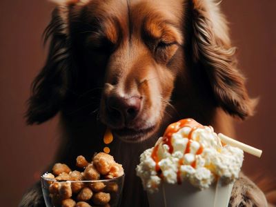 Caramel contains xylitol which can cause serious problems for your dog